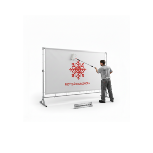 Envernização de lona (além do valor da impressão)